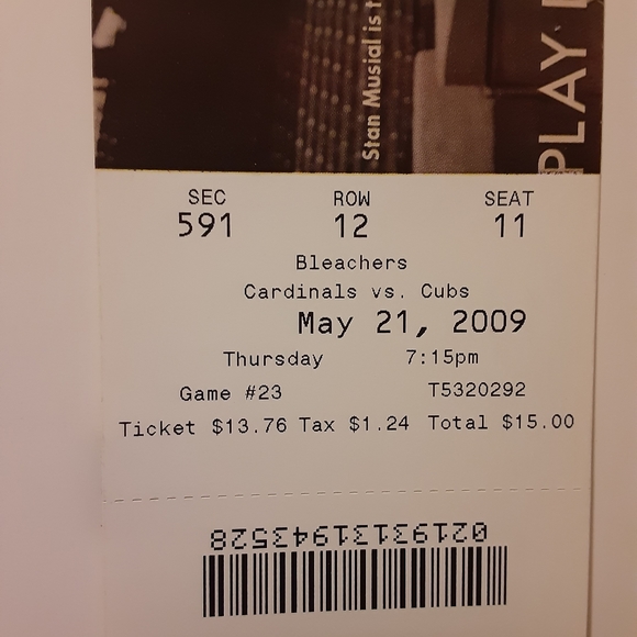 Albert Pujols Career Home Run #333 Knocks Out Big Mac Land Light Full Ticket Ex - Picture 4 of 5